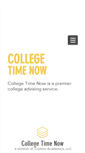 Mobile Screenshot of collegetimenow.com